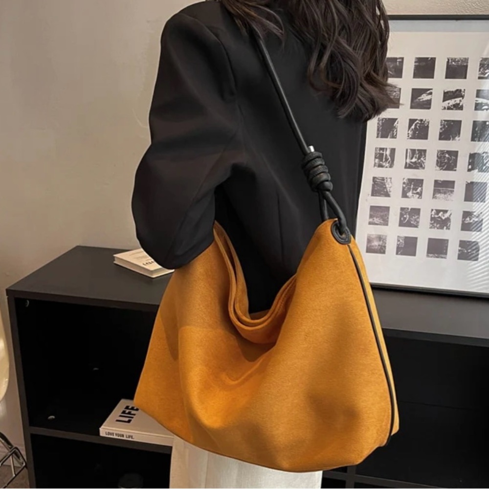 Olives Mara Faux Suede Tote - Picture 2 of 9